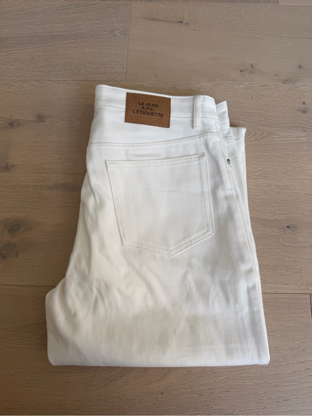 A.P.C. x L’Étiquette Le Jean White Selvedge Jeans 33